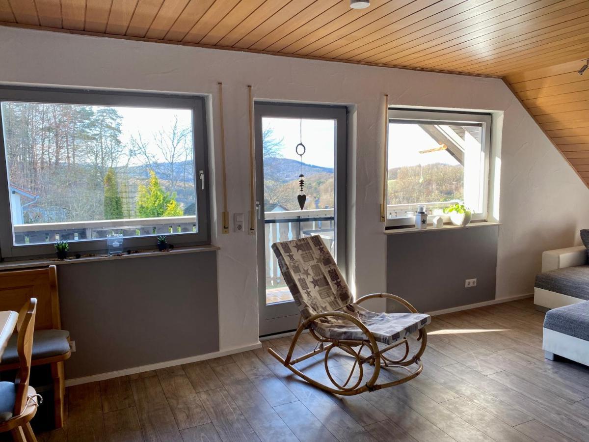 Ferienwohnung Mit Ausblick Mombris Kültér fotó